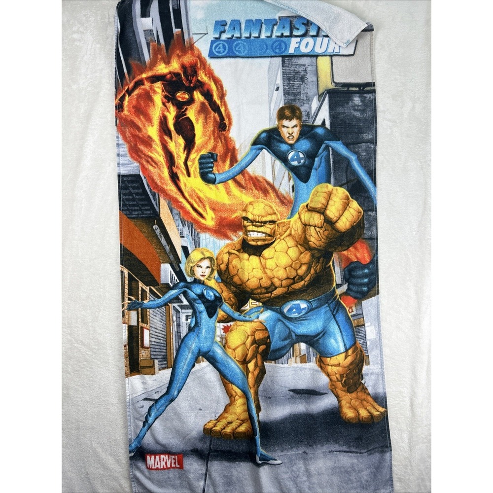 2004 Marvel Towel Fantastic Four Beach Bath